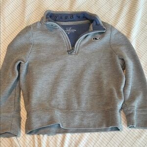 Vineyard Vines Heather Gray Quarter Zip Pullover